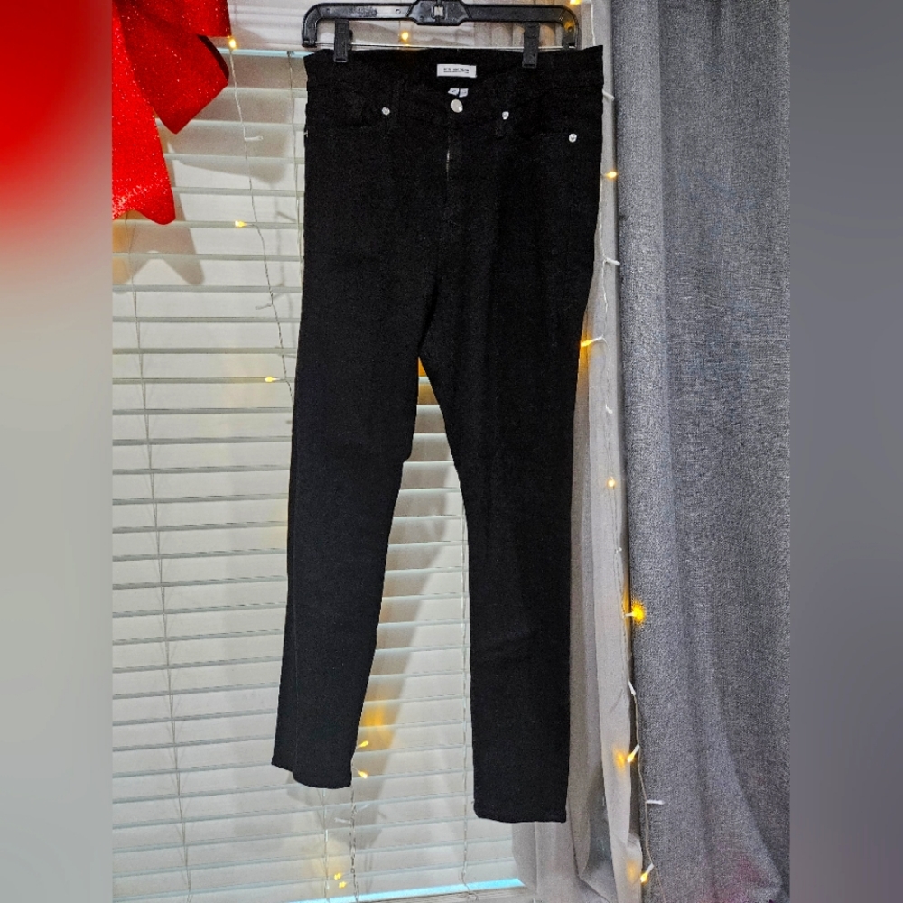 Good American black skinny jeans